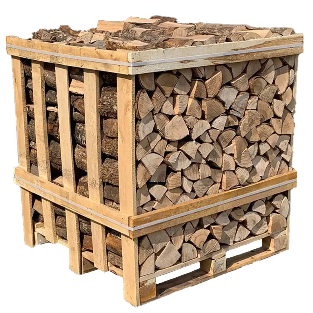 Large Kiln Dried Firewood Crate & Ignition Bundle
