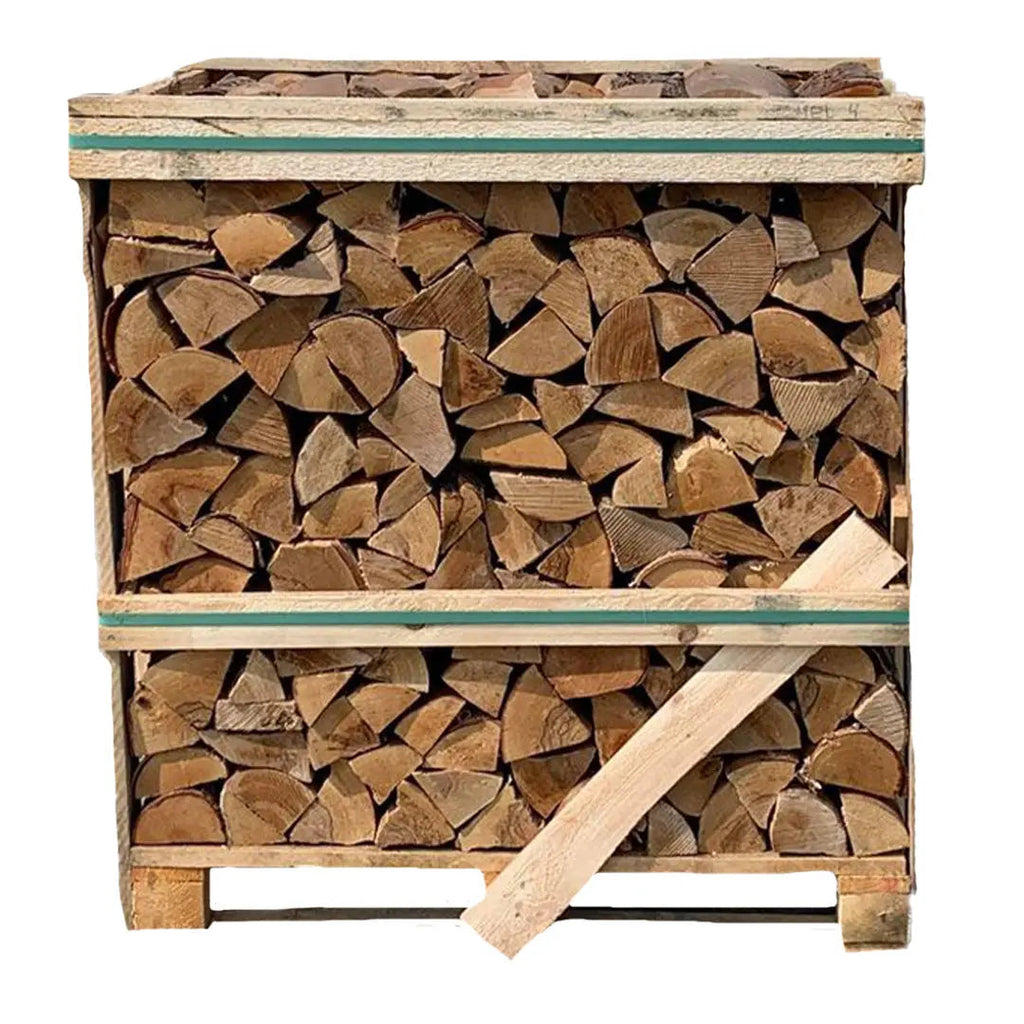 Large Kiln Dried Firewood Crate & Ignition Bundle