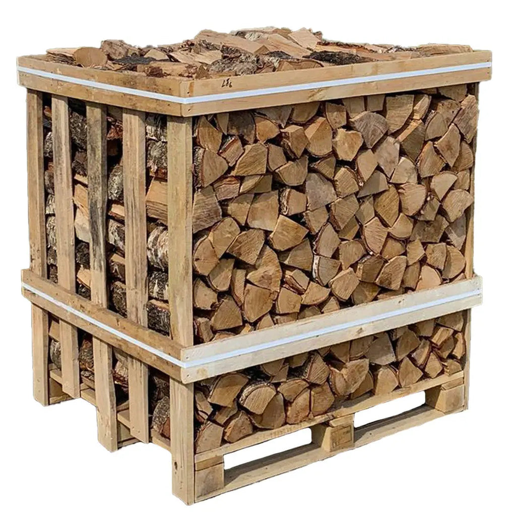 Large Kiln Dried Firewood Crate & Ignition Bundle