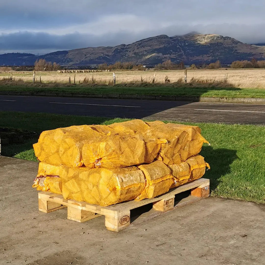 12 Kiln Dried Firewood Net Bags