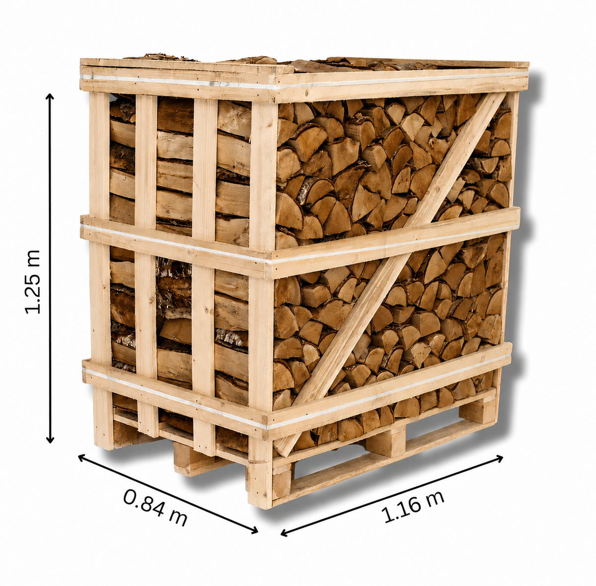Premium Kiln Dried Oak Logs (Standard Crate) Including Kindling