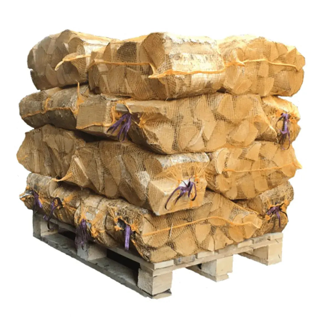 Birch Kiln Dried Firewood Net Bags (24, 40 or 56 Nets)