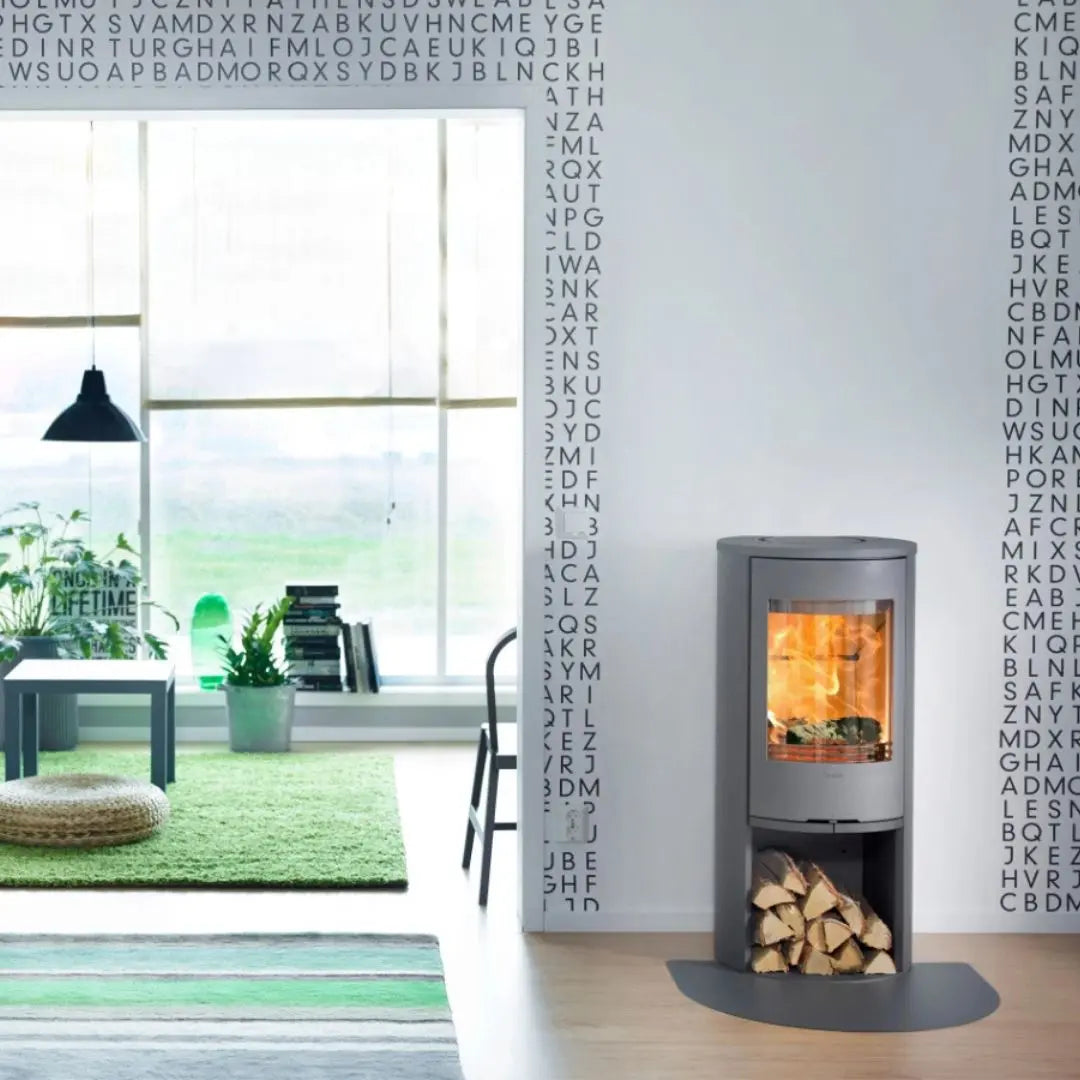 Contura 510 Style Wood Burning Stove Grey - 5kW