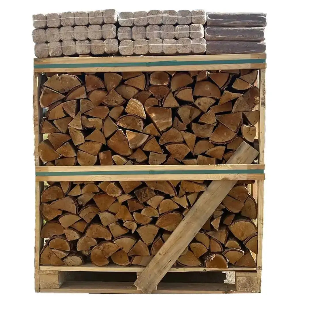 Standard Kiln Dried Firewood Crate & Fire Log Bundle