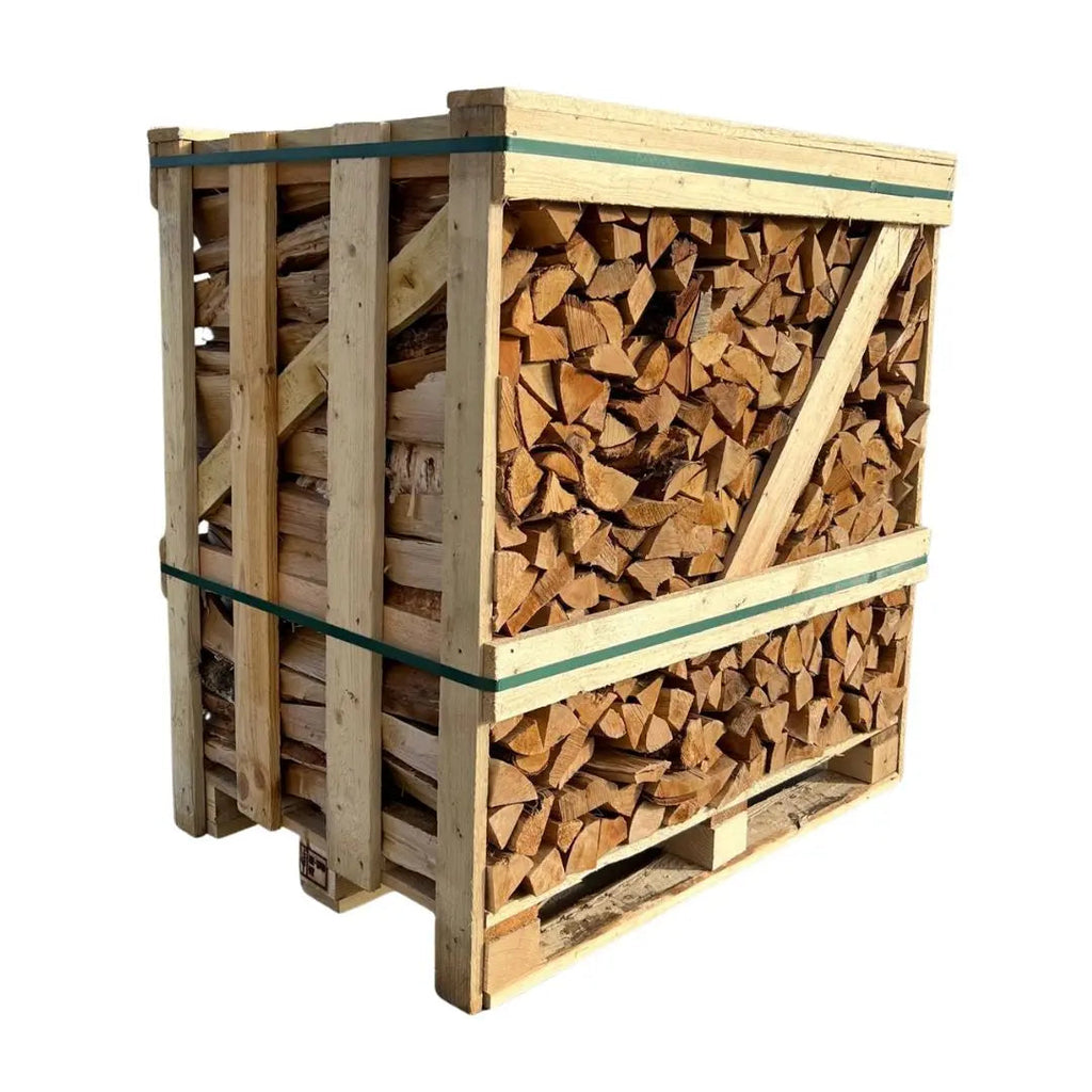 Standard Kiln Dried Birch Firewood Crate - Small Logs