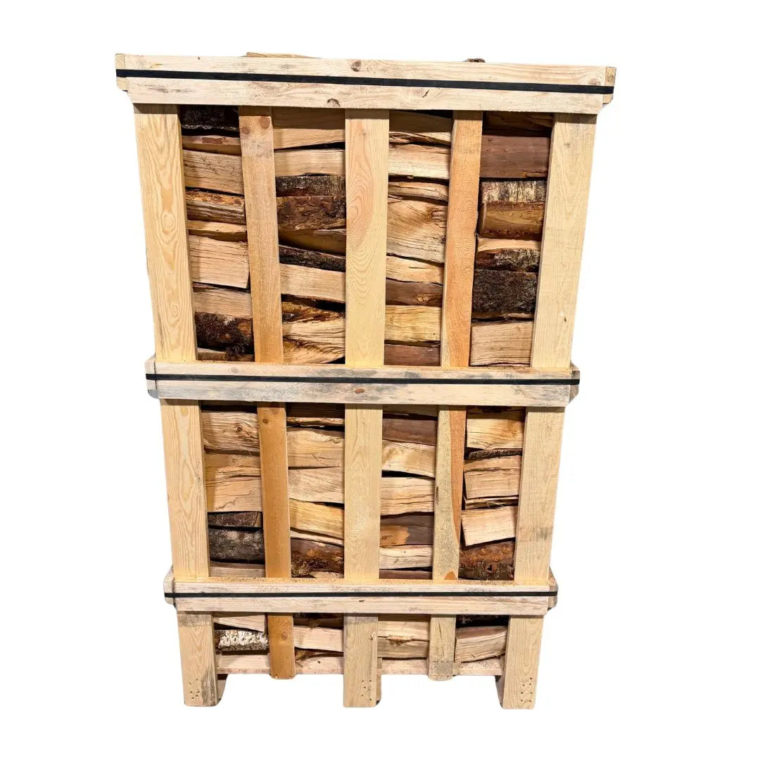 Jumbo Kiln Dried Birch Firewood Crate