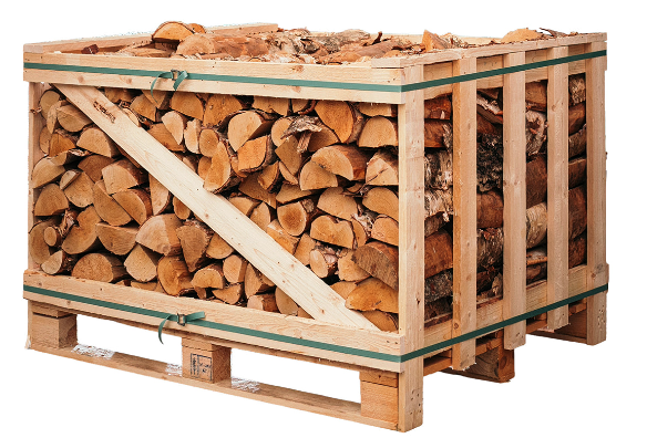 Kiln Dried Birch Logs (Economy Crate)Including Kindling