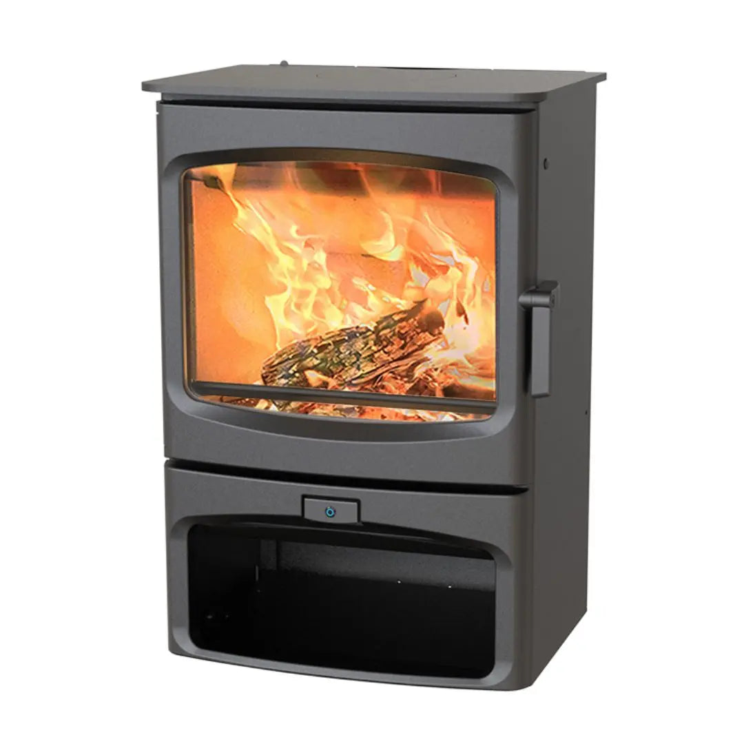 Charnwood Aire 700 Intelligent Wood Burning Stove with Store Stand – 7 kW