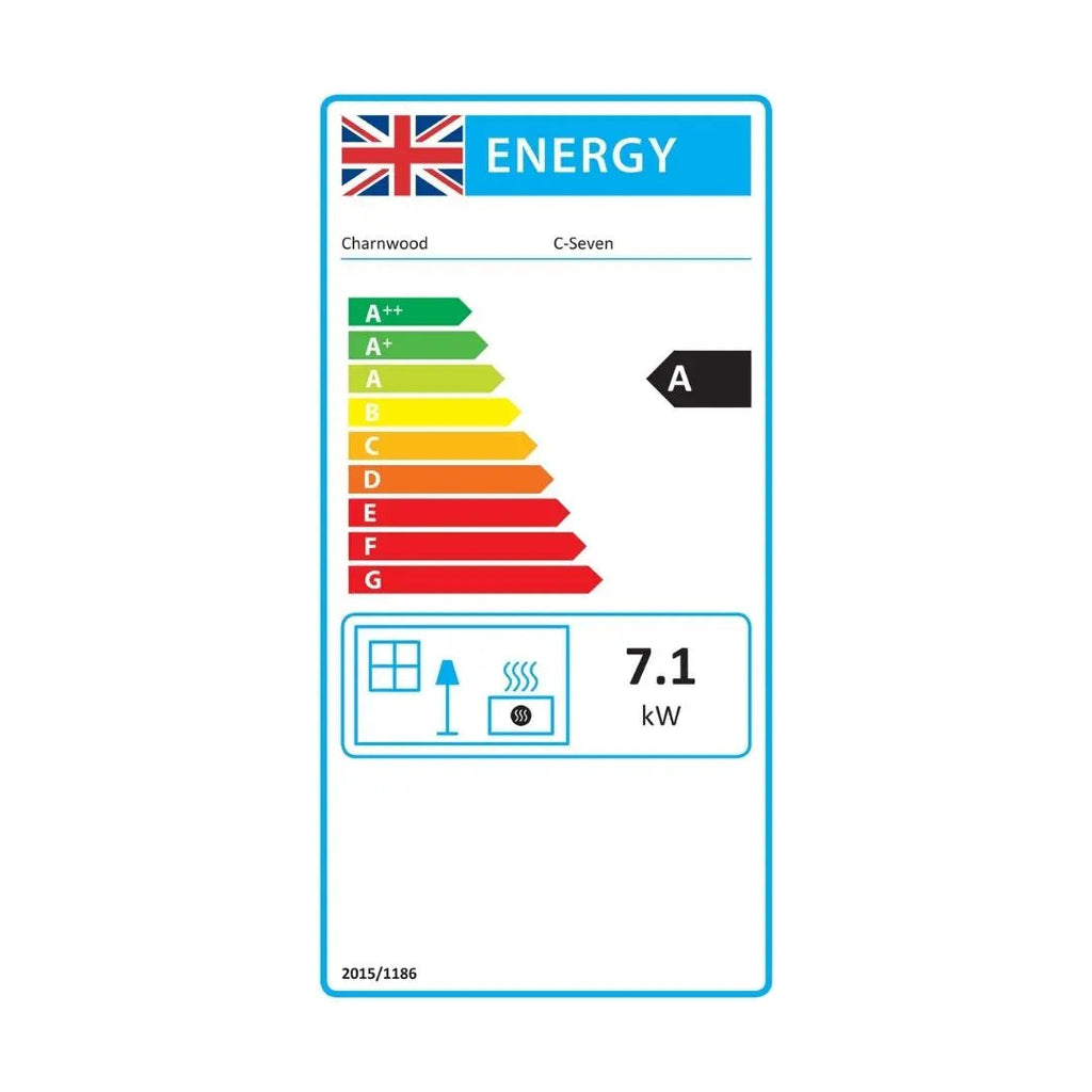 Charnwood C-Seven Blu Wood Burning Stove - 7.1 kW