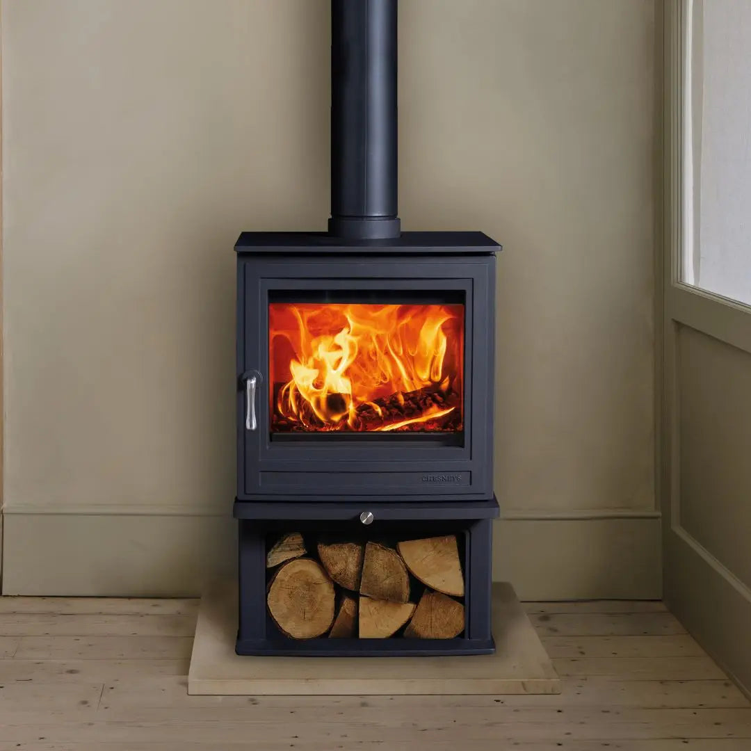 Chesneys Salisbury LS 5WS MK3 Series Logstore Wood Burning Stove – 4.9 kW
