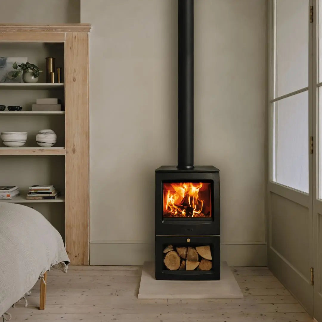 Chesneys Sanctuary 5WS/LS Logstore Wood Burning Stove – 4.9 kW
