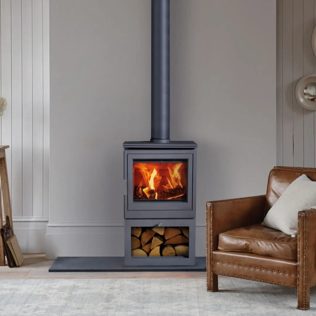 Chesneys Shoreditch LS 5WS MK3 Series Logstore Wood Burning Stove – 4.9 kW