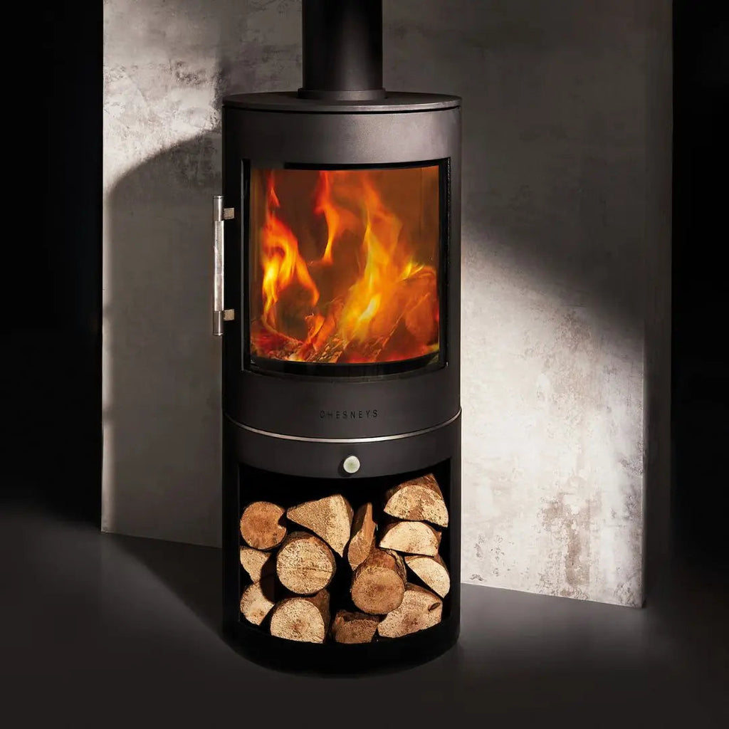 Chesneys Solstice 5WS/LS Logstore Wood Burning Stove – 4.8 kW
