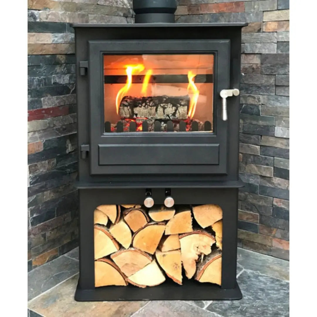 Clock Blithfield 5 Store Stand Multi Fuel Stove - 5kw