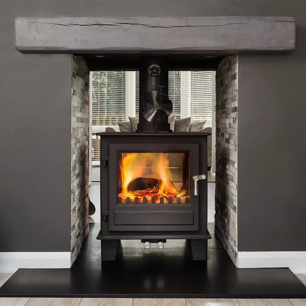 Clock Blithfield DS Double Sided Multi Fuel Stove - 10.5 kW