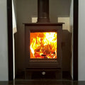Clock Sudbury Compact Classic Wood Burning Stove - 5kW