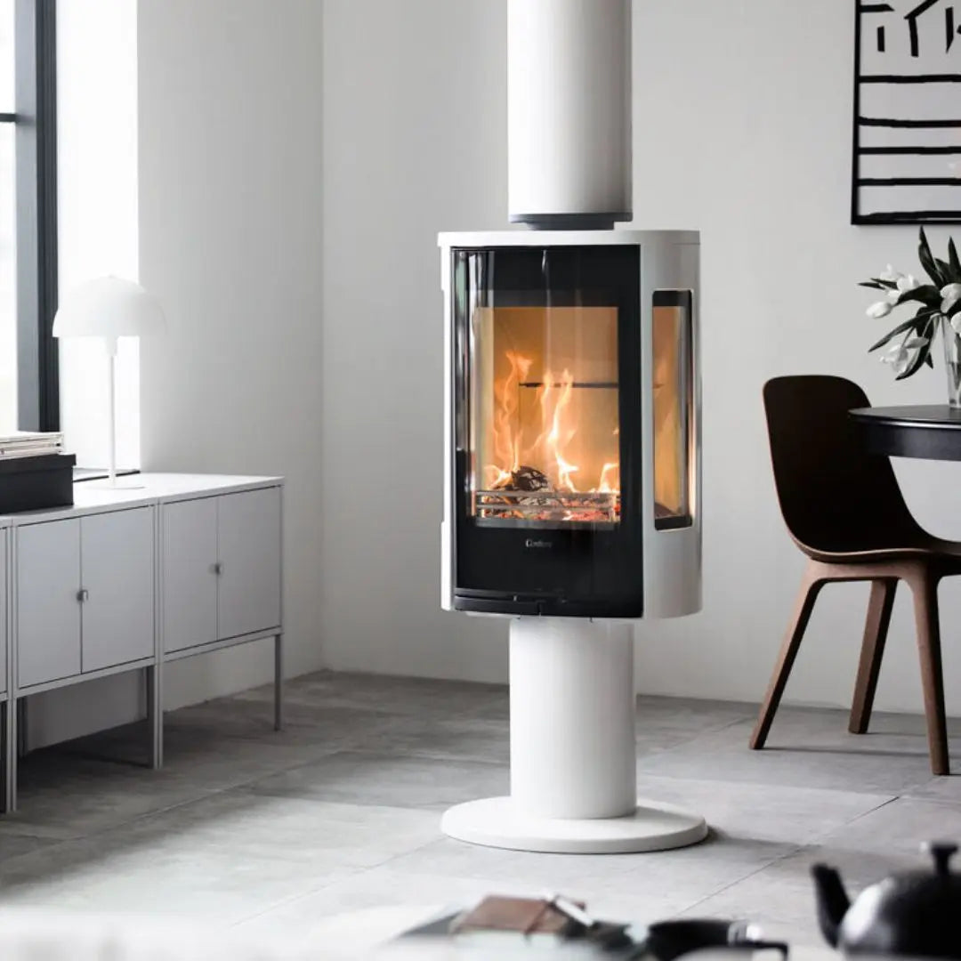 Contura 886G Style Pedestal Wood Burning Stove - 5 kW