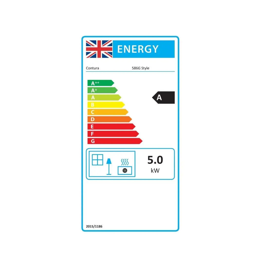 Contura 586G Style Wood Burning Stove - 5kW