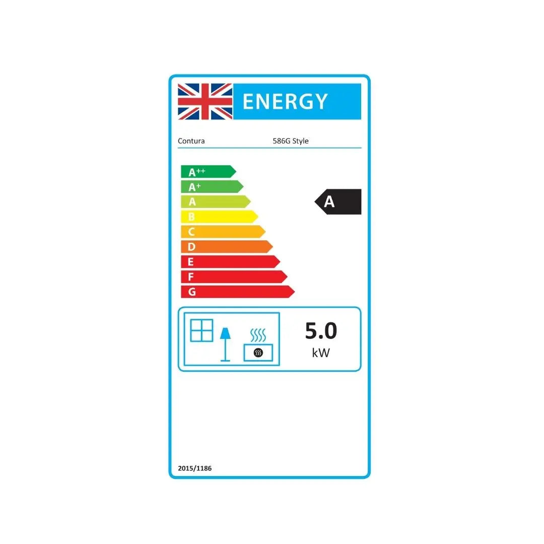 Contura 586G Style Wood Burning Stove - 5kW