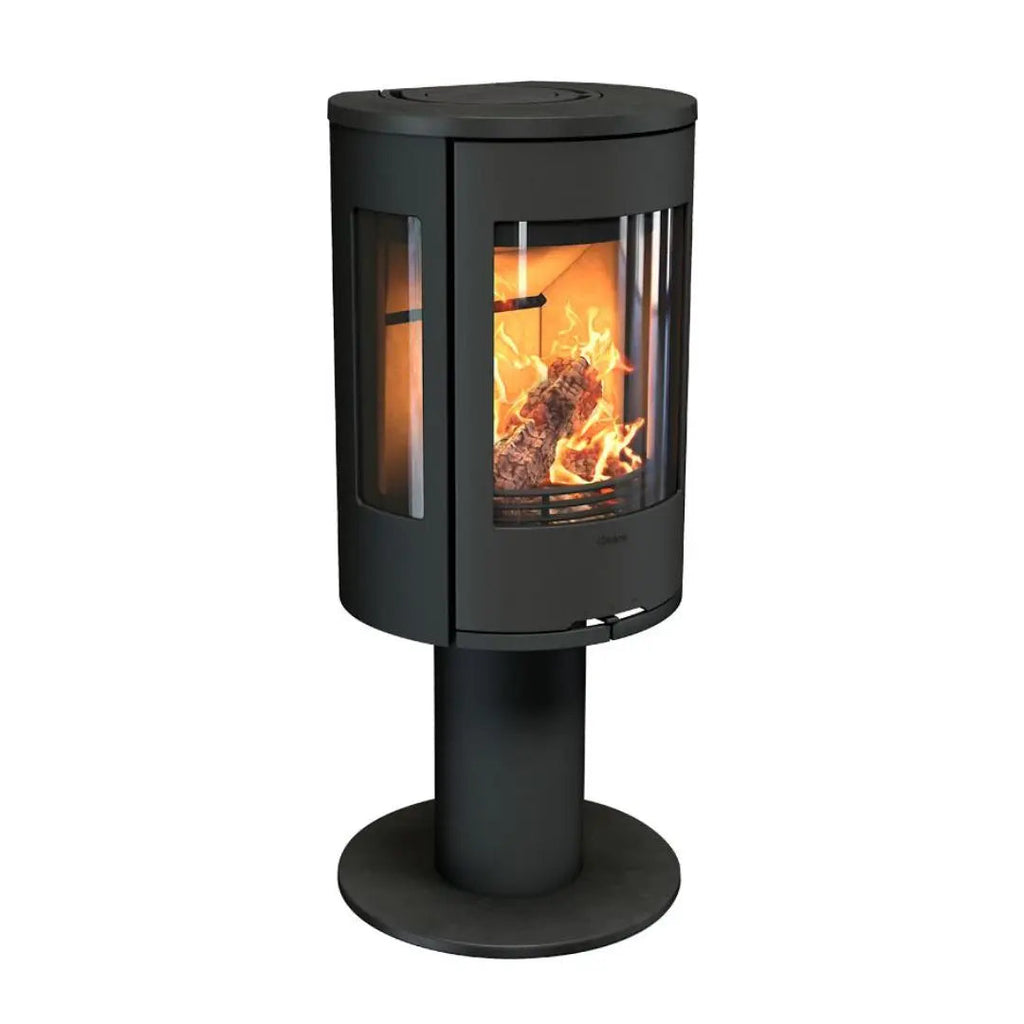 Contura 586 Style Pedestal Wood Burning Stove - 5kW (Black)