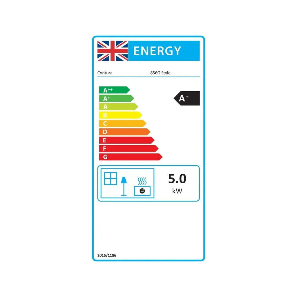 Contura 856G Style Wood Burning Stove - 5kW