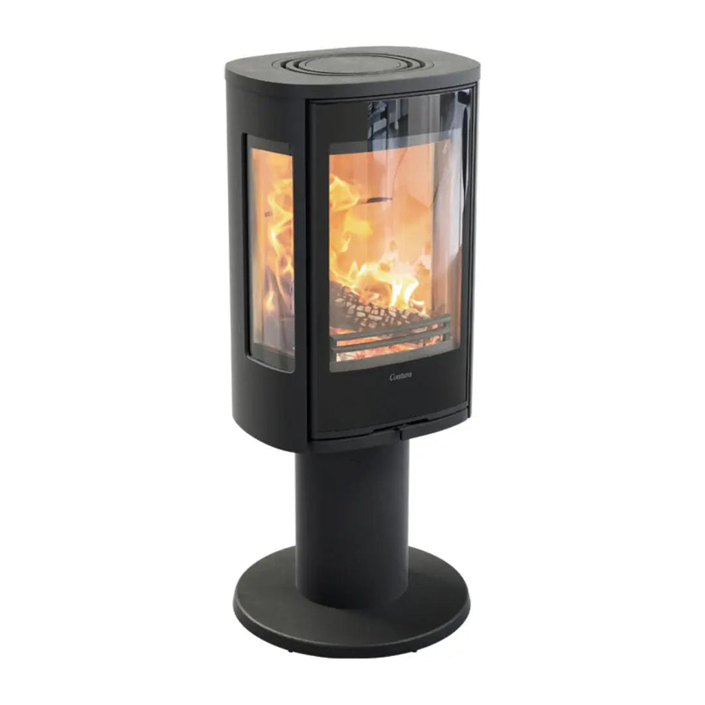 Contura 886G Style Pedestal Wood Burning Stove - 5 kW
