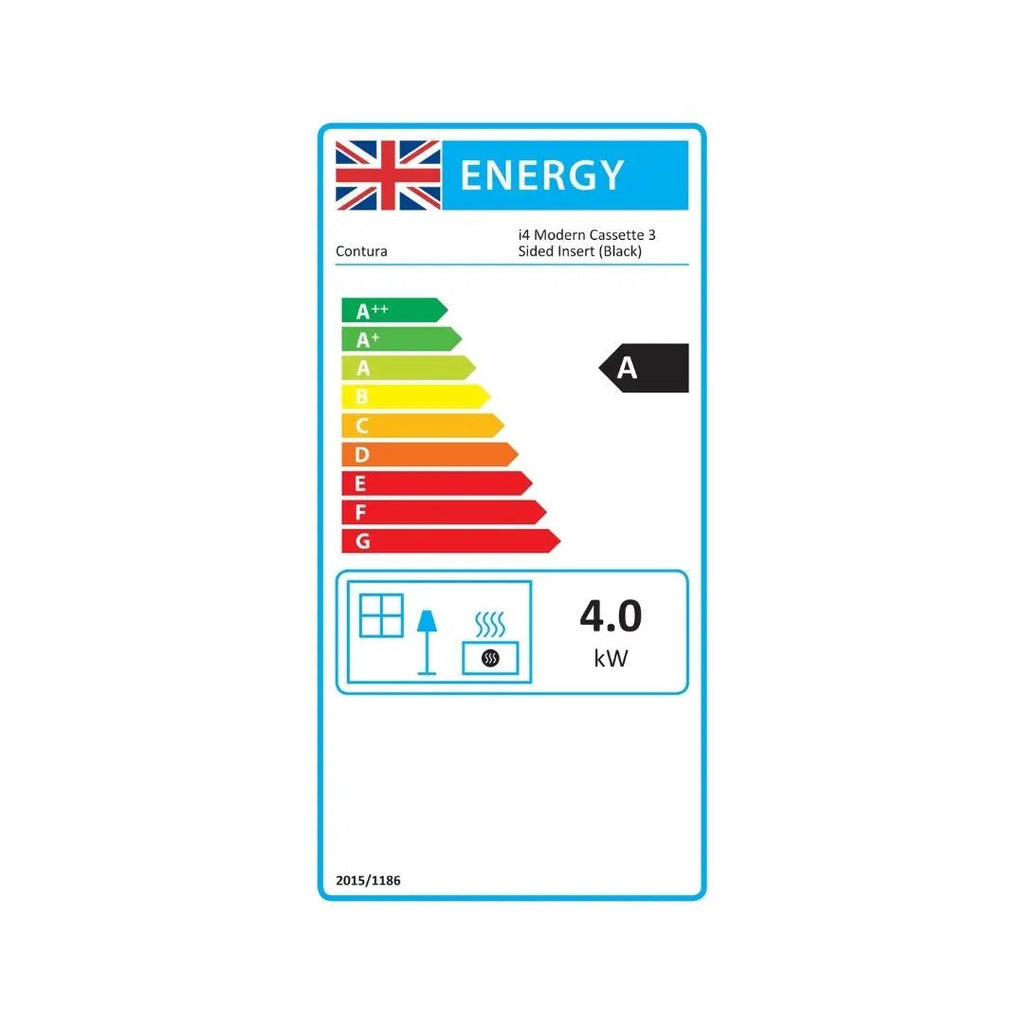 Contura i4 Modern Cassette Insert Stove - 4kW