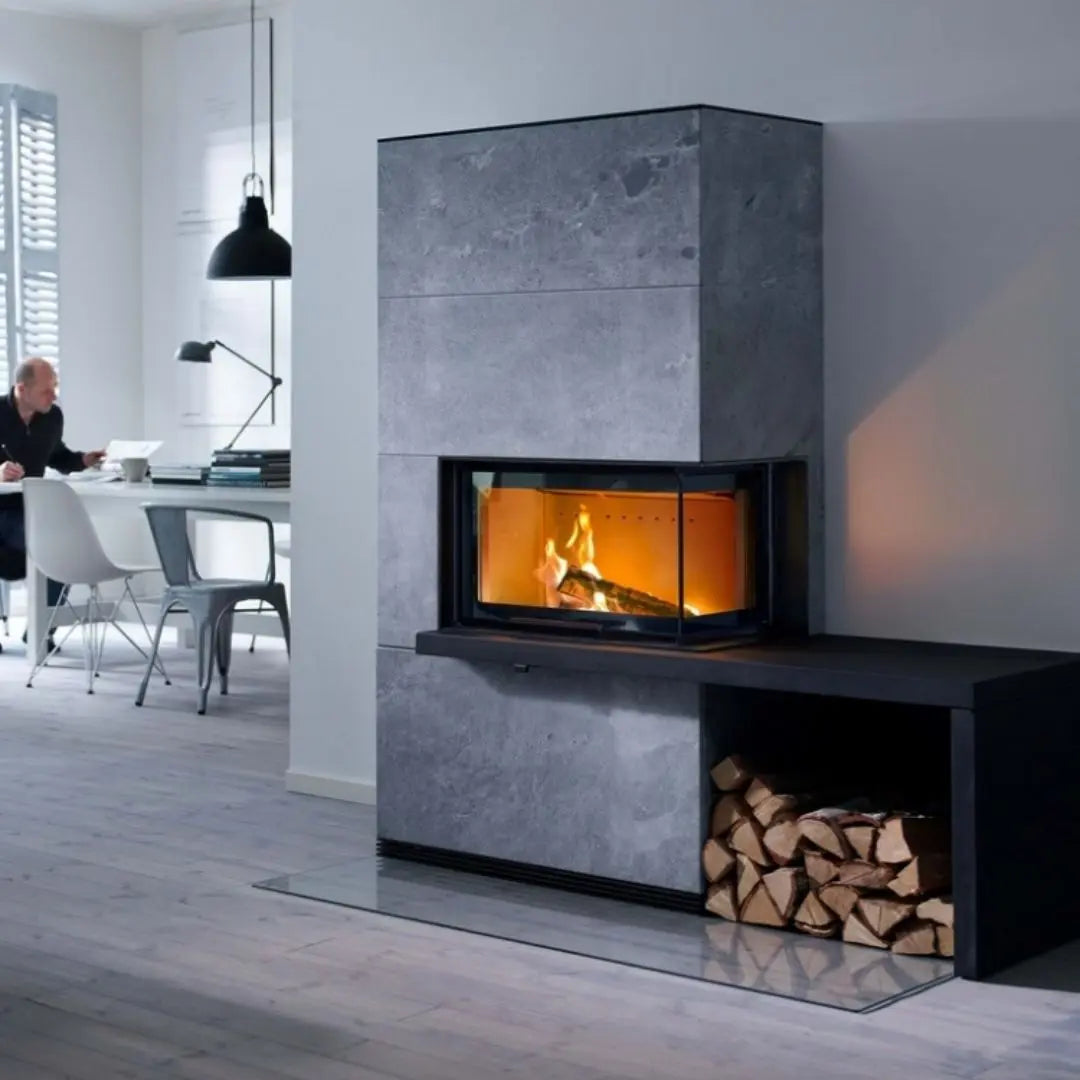 Contura i40 Insert (Right) Wood Burning Stove - 7kW
