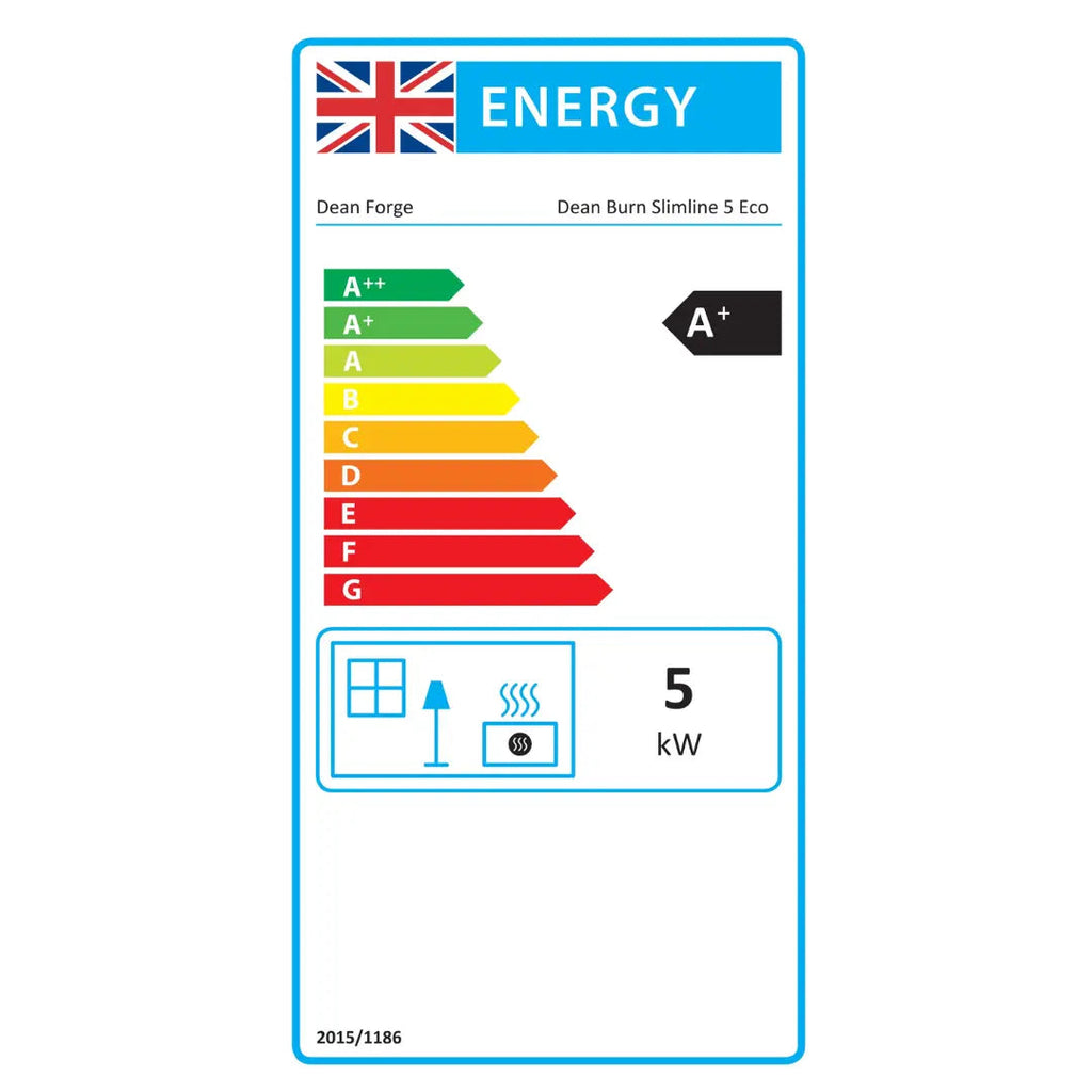 Dean Forge Dean Burn Slimline 5 Eco Wood Burning Stove - 5kW