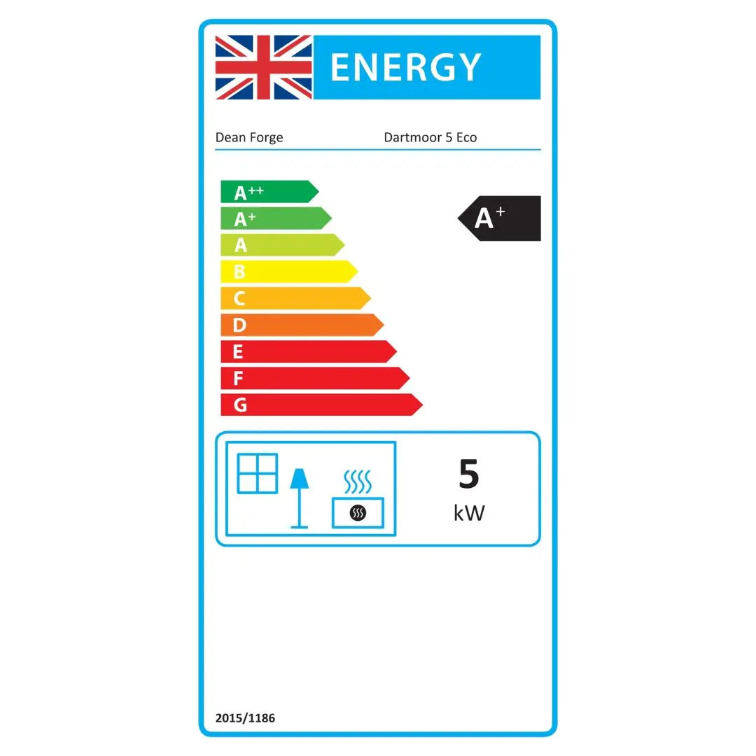 Dean Forge Dartmoor 5 Eco High Stove - 5kW