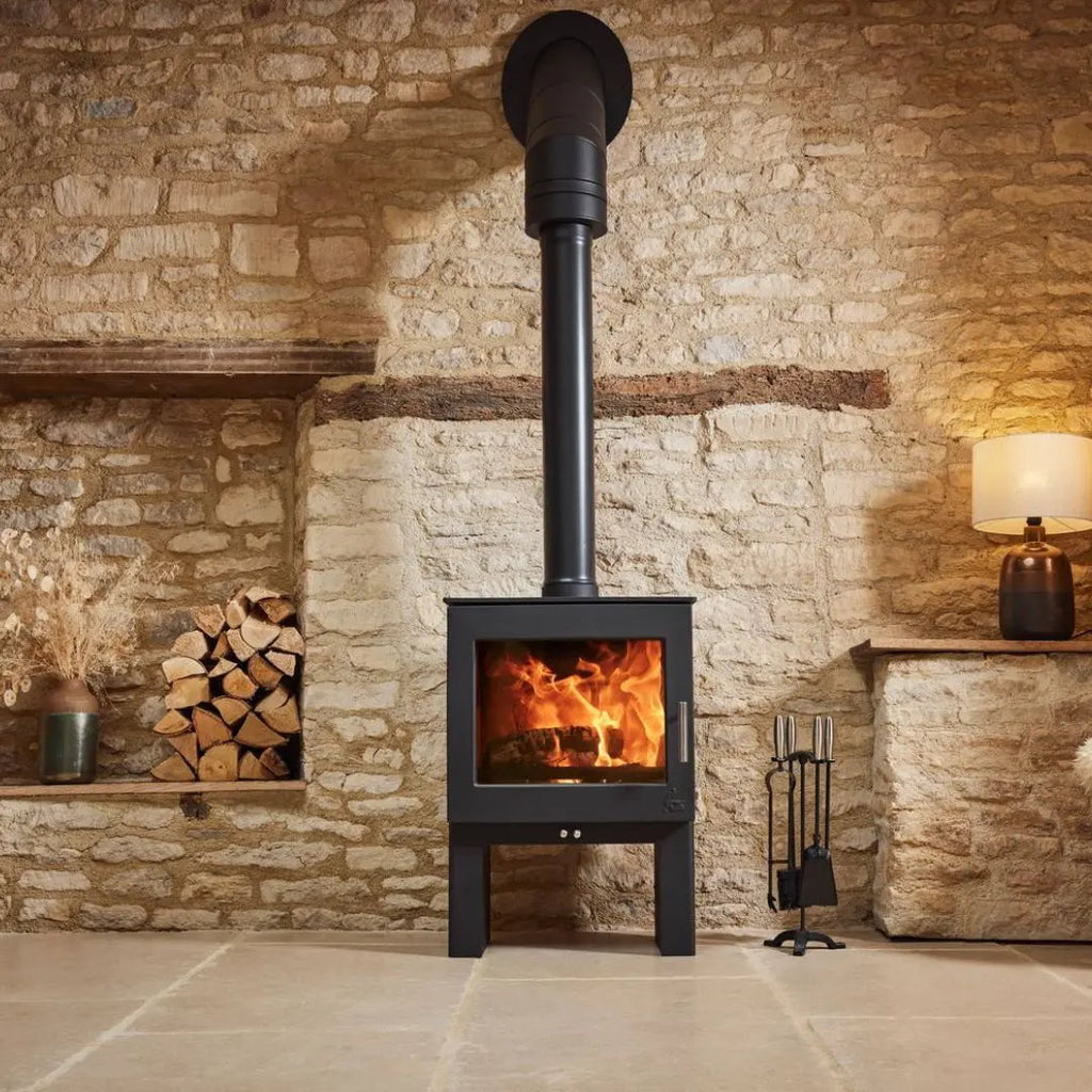 Dean Forge Sherford 8 Eco High Wood Burning Stove - 8kW