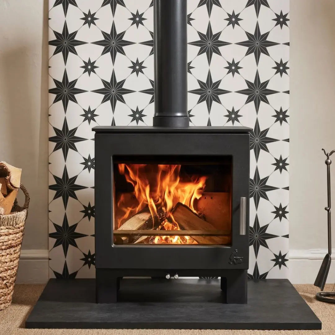 Dean Forge Sherford Slimline 5 Eco Wood Burning Stove - 5kW
