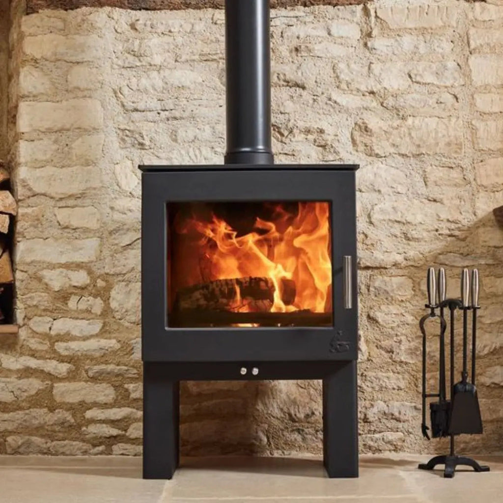Dean Forge Sherford Slimline 5 High Eco Wood Burning Stove - 5kW