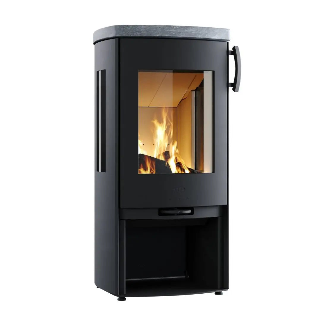 HETA Icon-Line Eclipse Side Glass Wood Burning Stove - 5.4 kW