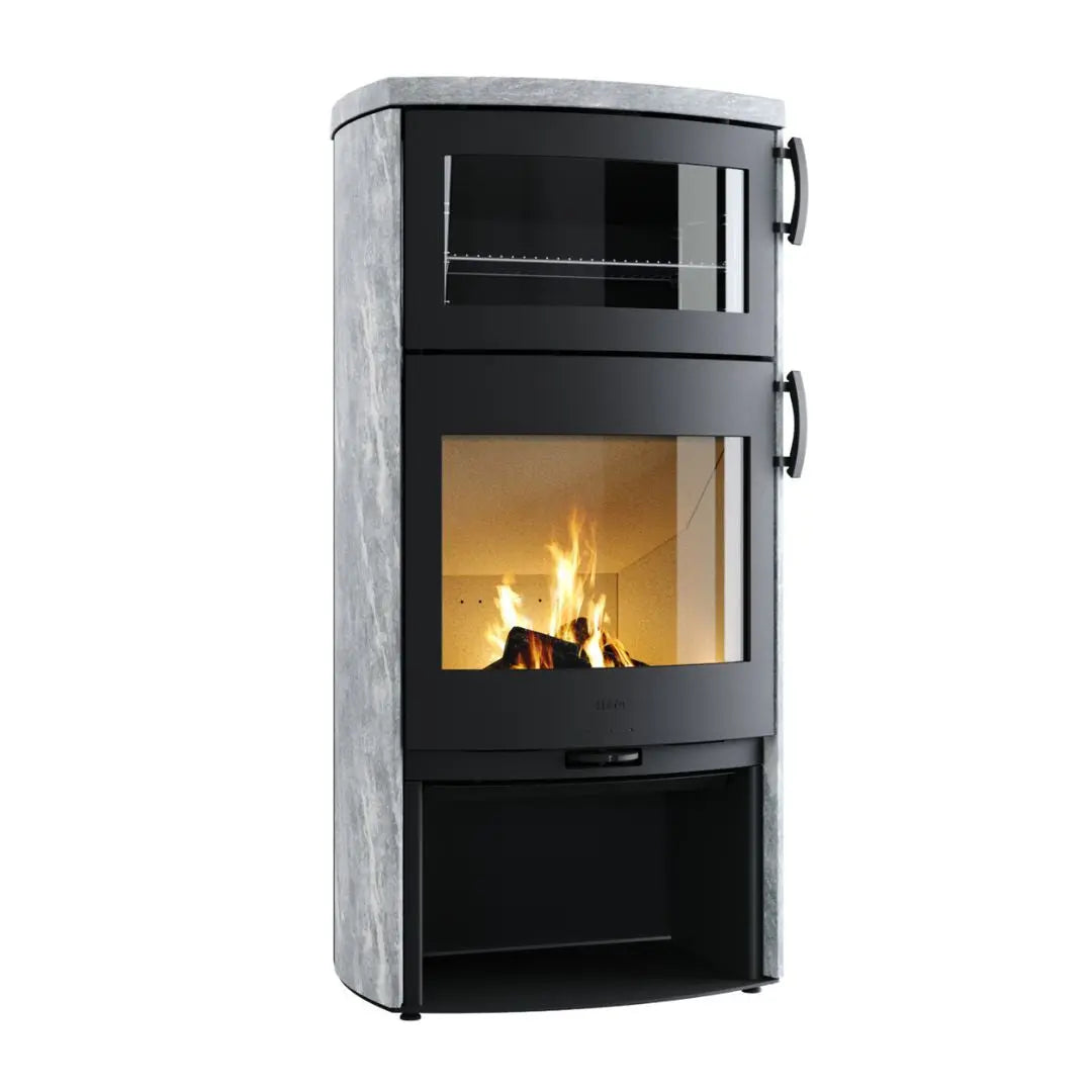 HETA Icon-Line Eclipse XL-B Wood Burning Stove - 7.1kW