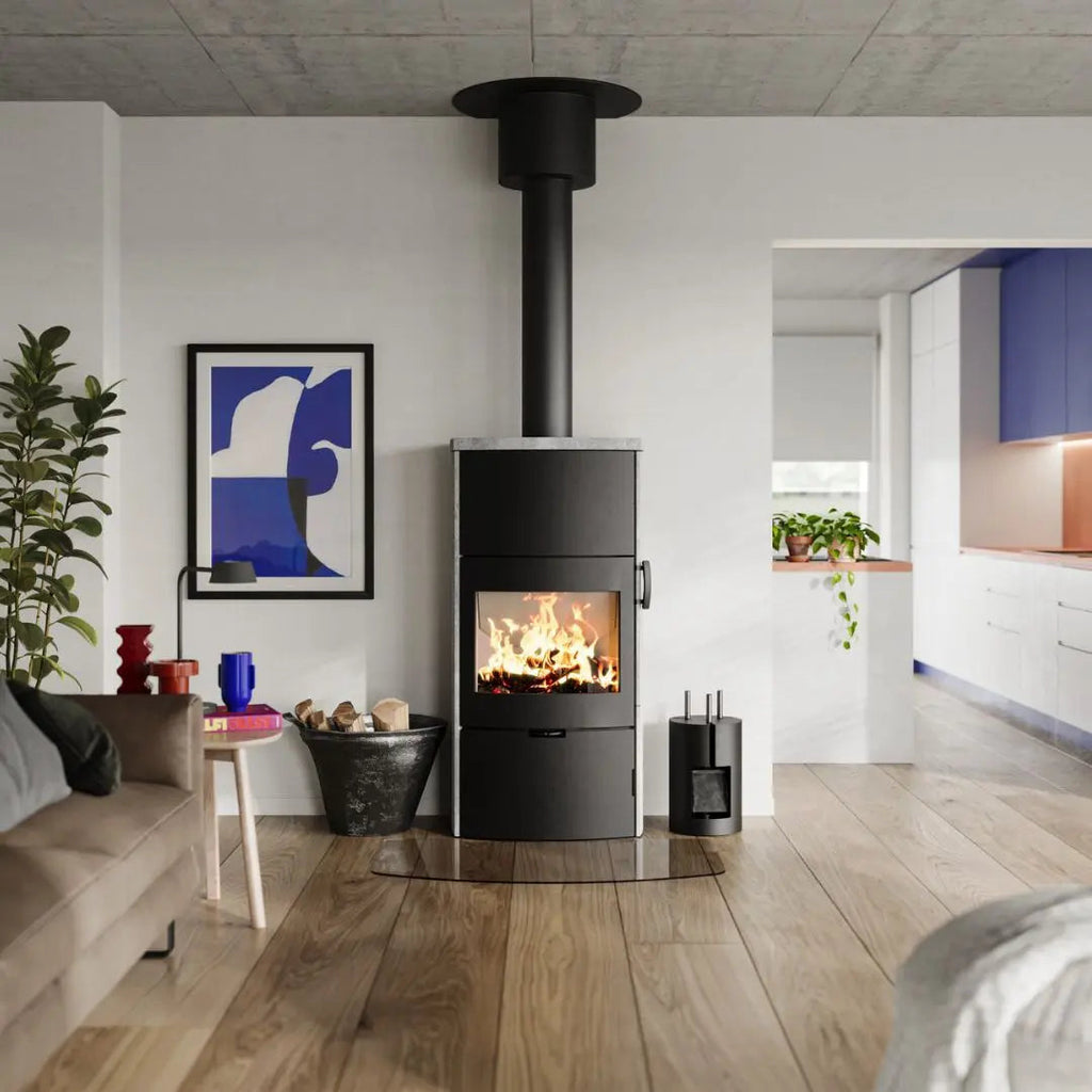 HETA Icon-Line Eclipse XL-S Wood Burning Stove - 7.1kW