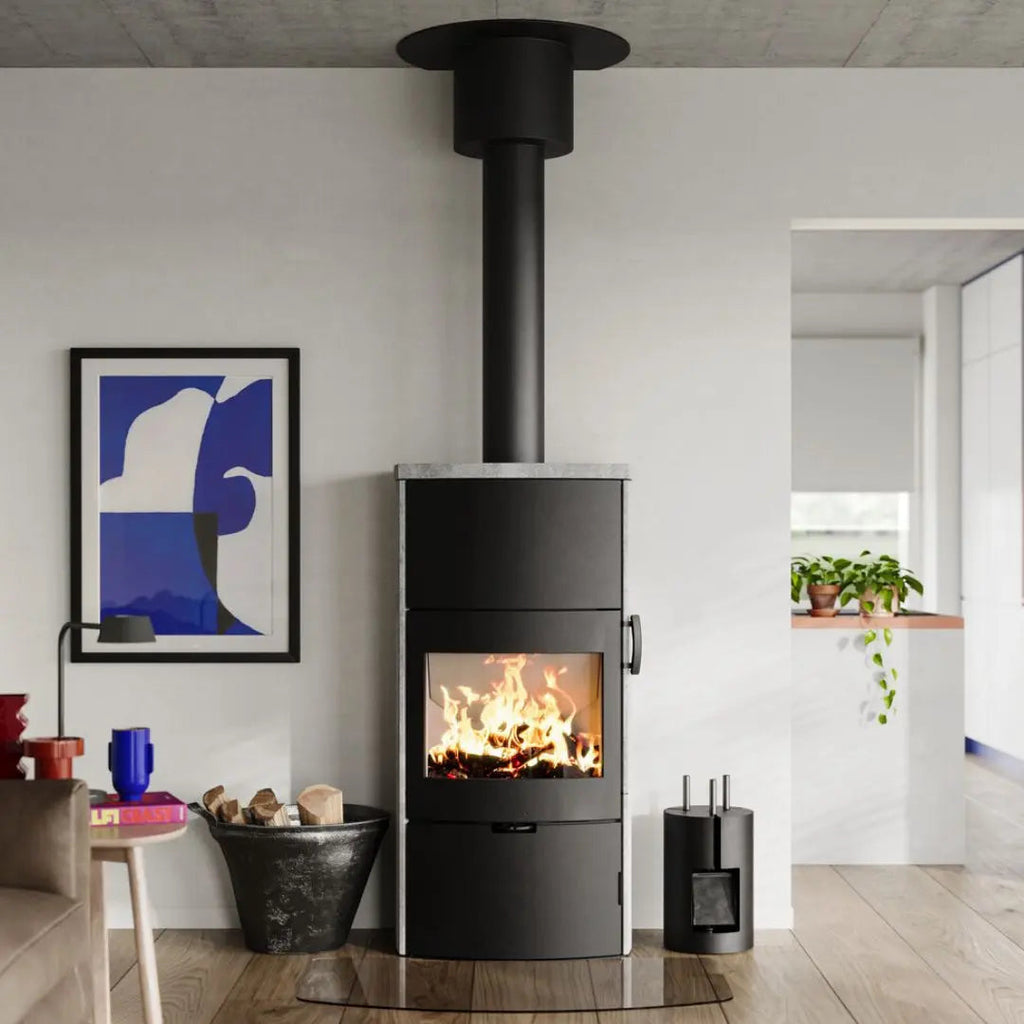 HETA Icon-Line Eclipse XL-S Wood Burning Stove - 7.1kW