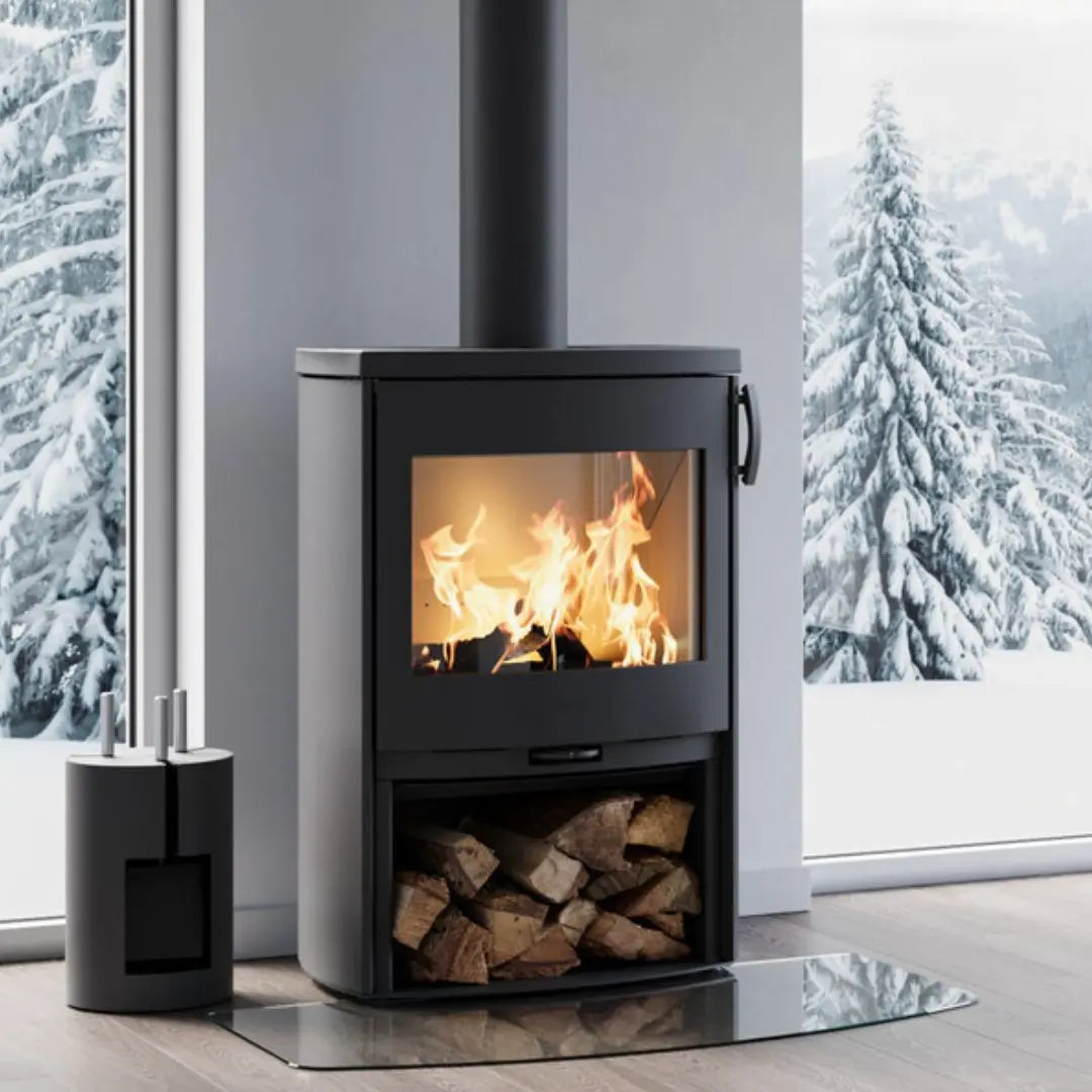 HETA Icon-Line Eclipse XL Wood Burning Stove - 7.1kW