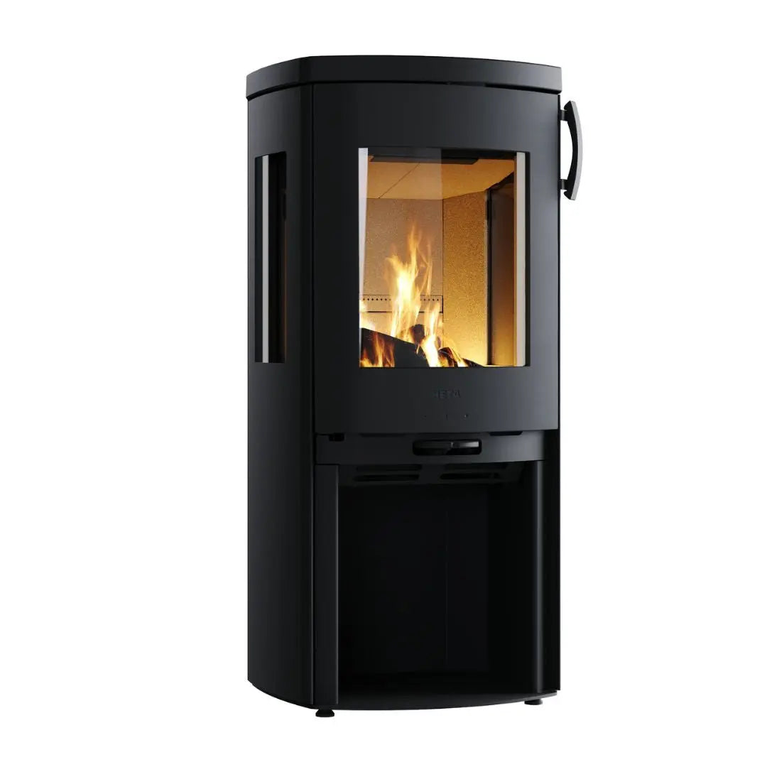 HETA Icon-Line Moderna Side Glass Wood Burning Stove - 6.2 kW