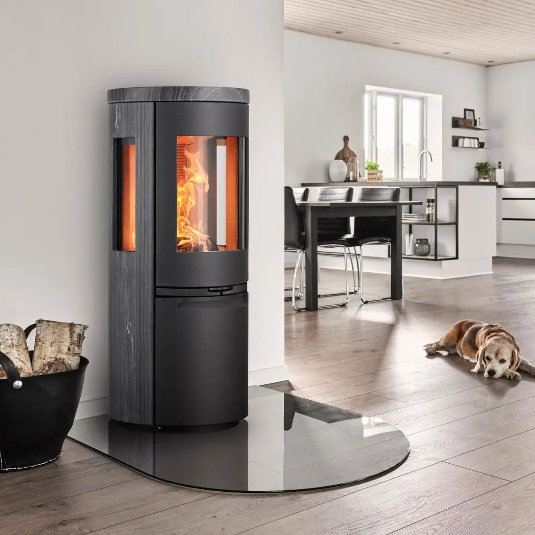 HETA Scan-Line 900 Side Glass Wood Burning Stove - 6.8 kW