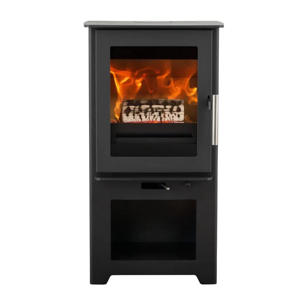 HETA Inspire 40H Log Store Stand Wood Burning Stove - 4.9kW