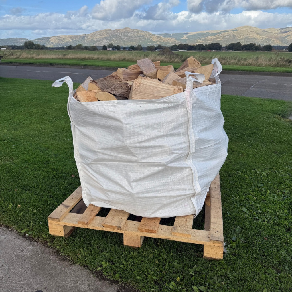 Bulk Bag of Kiln Dried Ash Logs