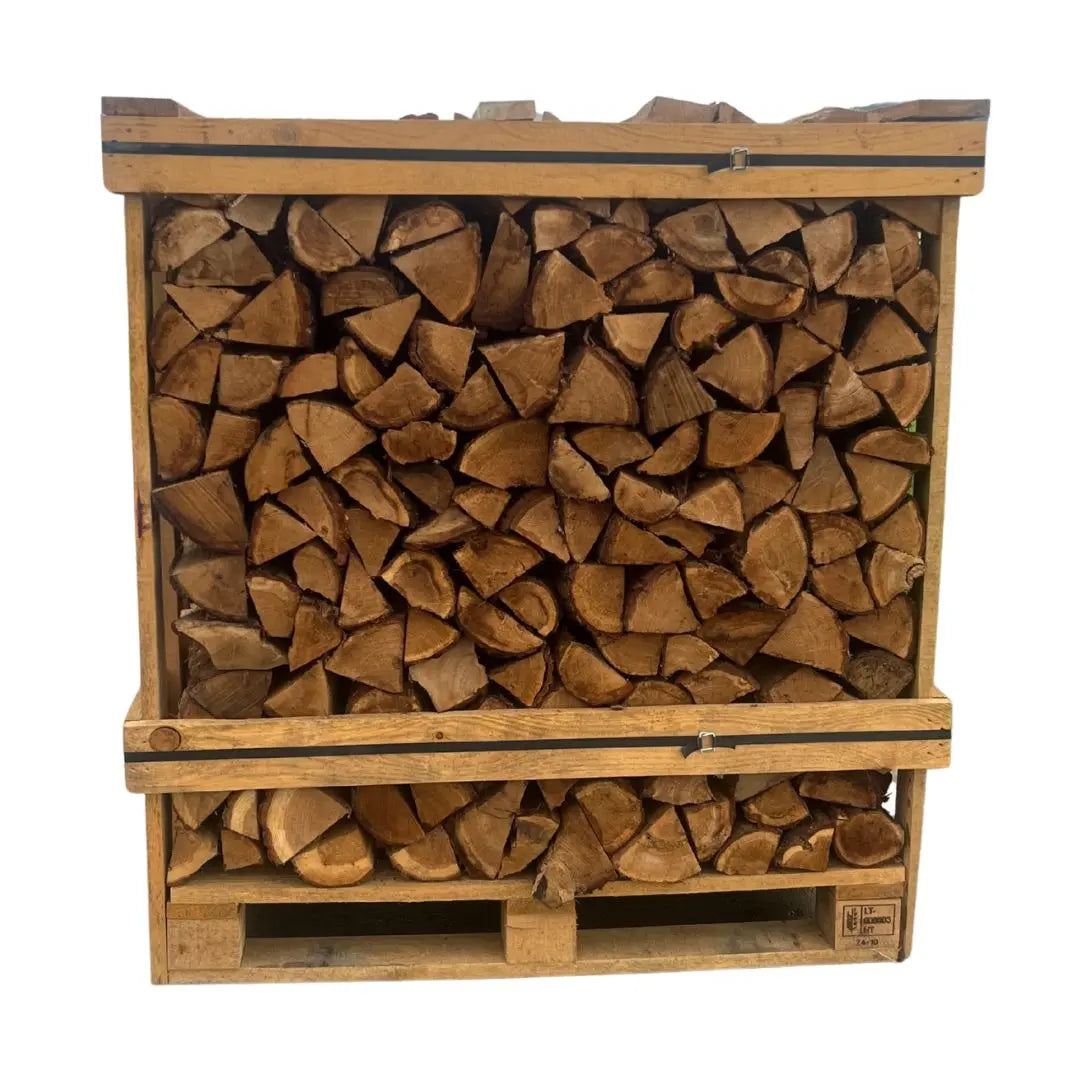 Large Kiln Dried Oak Firewood Crate