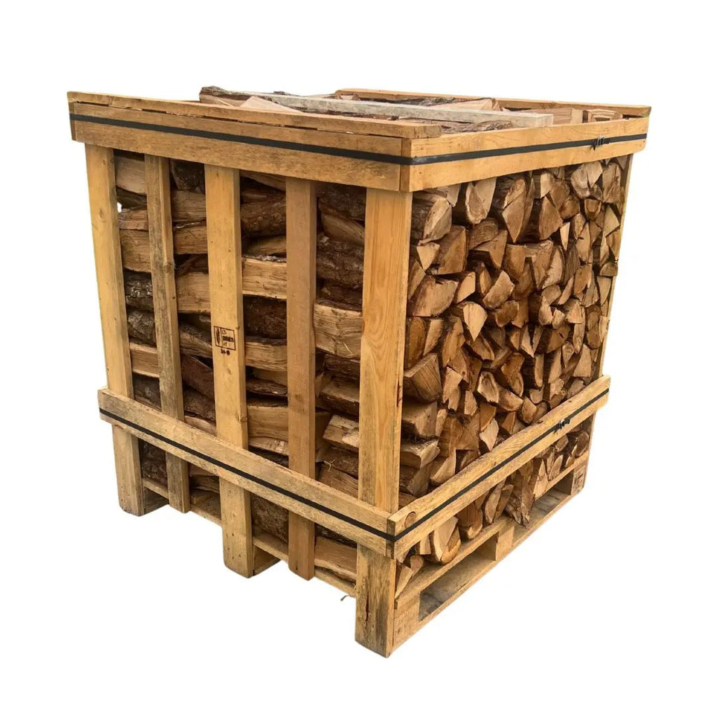 Large Kiln Dried Firewood Crate & Ignition Bundle