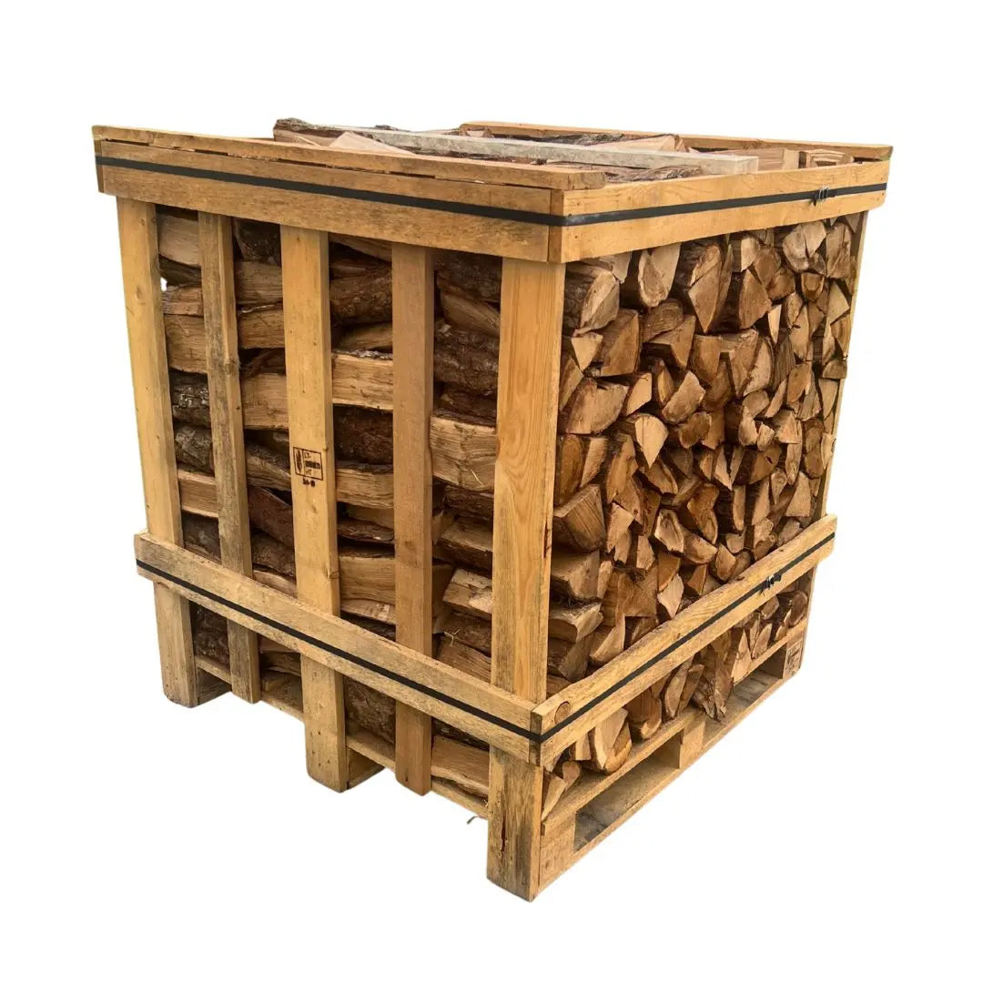 Large Kiln Dried Firewood Crate & Ignition Bundle