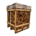 Large Kiln Dried Firewood Crate & Fire Log Bundle