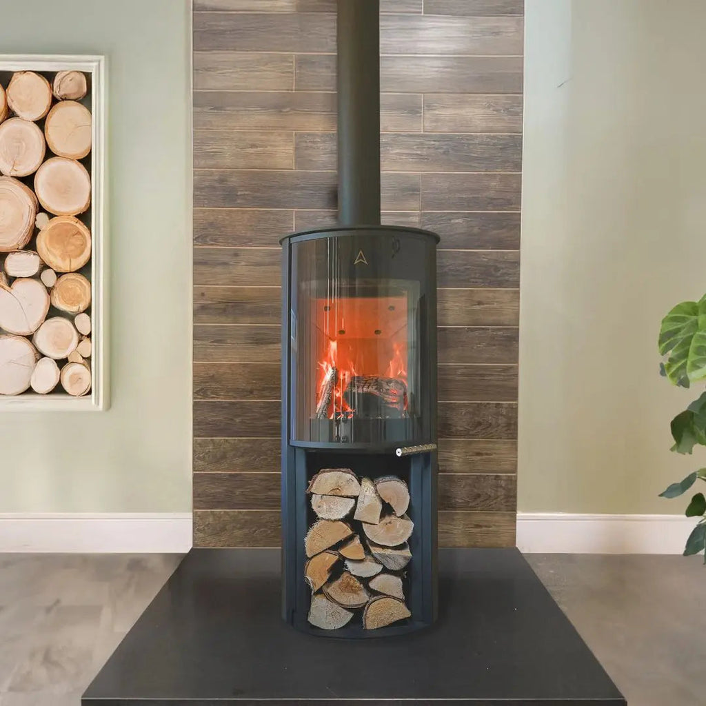 Archer Vulcan 5L Wood Burning Stove - 5 kW