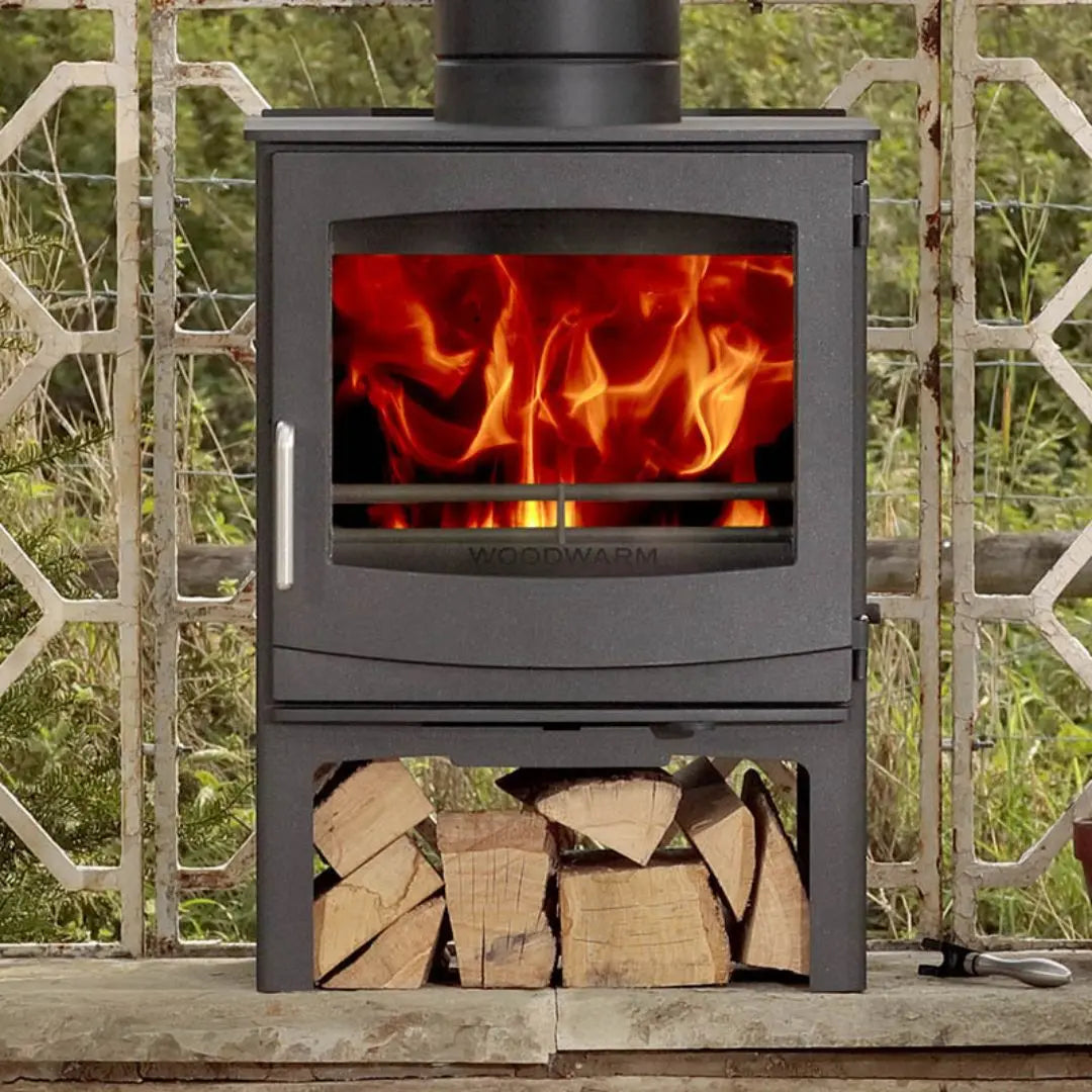 Woodwarm Fireview Eco Contemporary Tall Stove - 9kW