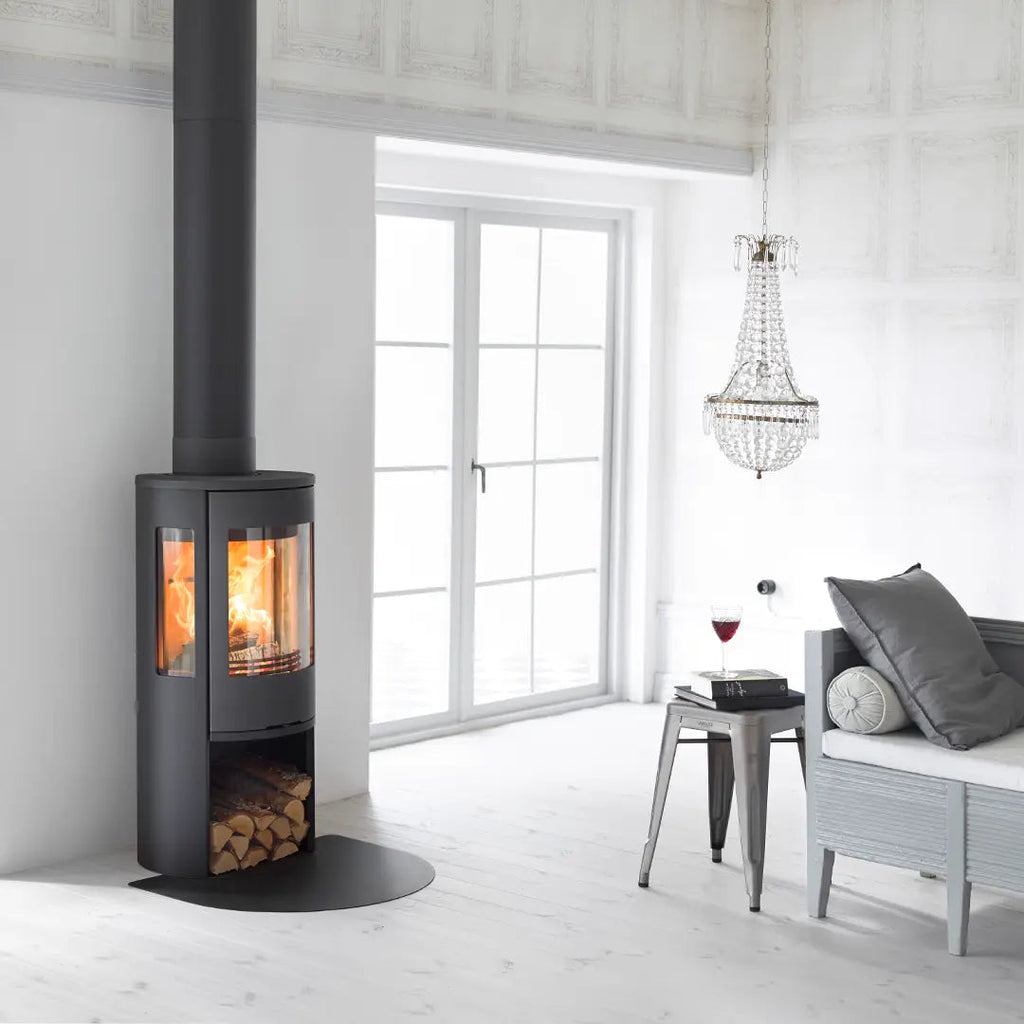 Contura 556 Style Wood Burning Stove Black - 5kW