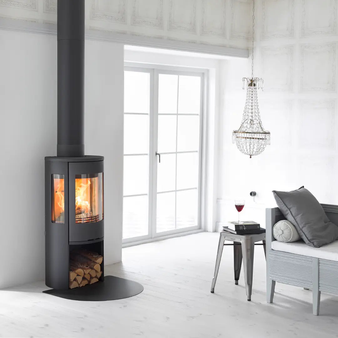 Contura 556 Style Wood Burning Stove Black - 5kW